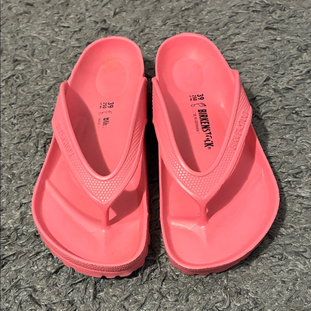 Pink Birkenstock sandals